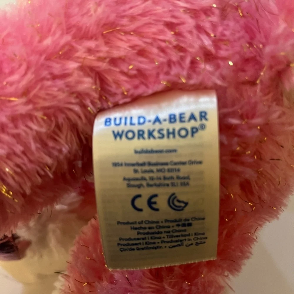 Build-A-Bear pink reindeer